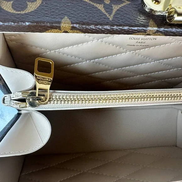 Louis Vuitton Petite Valise Trunk Bag Monogram LV box Purse Crossbody/Tote - Picture 13 of 16